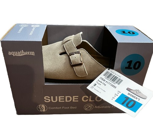 Aquatherm women suede clogs - women,