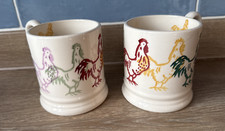 Emma Bridgewater Mug x2 Rooster Howdens Joinery Exclusive Set Boxed