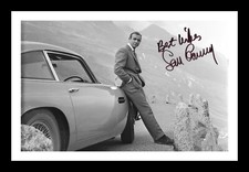 SEAN CONNERY - JAMES BOND 007 AUTOGRAPHED SIGNED & FRAMED PHOTO PRINT