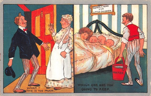 Edwardian comic postcard - edwardian,