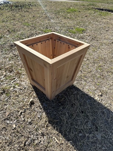 Wooden planter box - wooden,