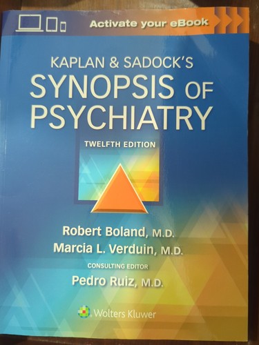 Kaplan sadock synopsis - kaplan,
