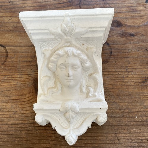 Vintage large plaster corbel - plaster,