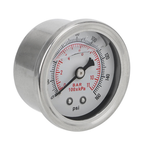Oil pressure gauge 160 psi - pressure, 0-160