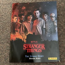 Complete Panini Sticker Book Album - Stranger Things - The Upside Down UK Copy