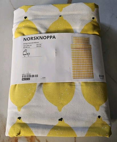 Ikea single norsknoppa lemon - ikea,