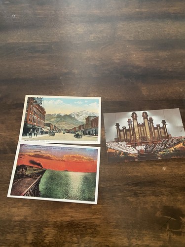 Vtg utah postcards - postcards, lot