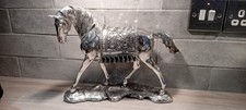 TK MAXX Silver Horse with Mirror Detail - 29x25x7cm - Stunning, read desc.