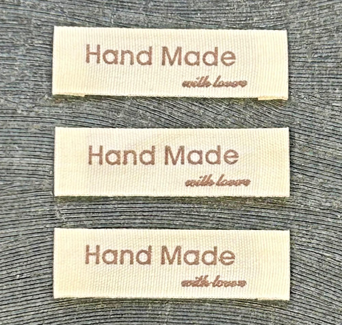 Hand made with love fabric - made,
