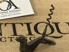 Vintage corkscrew Dog, Dachshund, Metal bottle opener, Barware - Perfect Gift