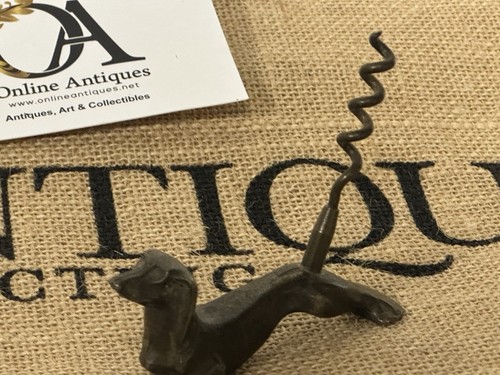 Vintage corkscrew dog - vintage,