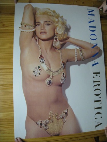 Madonna poster erotica promo - erotica,