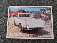 DATSUN (NISSAN) 1 TON PICK-UP BROCHURE/LEAFLET, JUNE 1978, A4 SIZE.