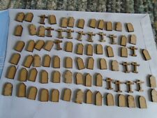 35 Gravestones in wither 28mm  scale available church scenery