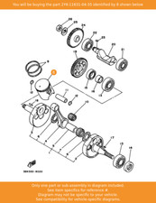 Yamaha piston - yamaha, (std)