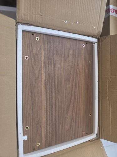 Walnut bedside table with - walnut,