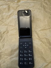 Alcatel 3082x Sim free Flip 4G Phone Dark Grey, Big Buttons, Phone Only