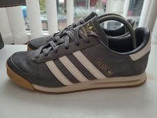 Adidas Uk 9 Grey AS520 trainers Mens Trefoil Rubber Soles #eb31