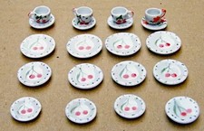 Dolls House Tea Set Cherry