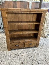 Modern Solid Oak Bookcase With