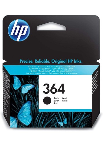 364 black original ink - hp,