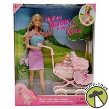 Walking Barbie and Baby Sister