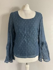 Fabindia top blue diamond
