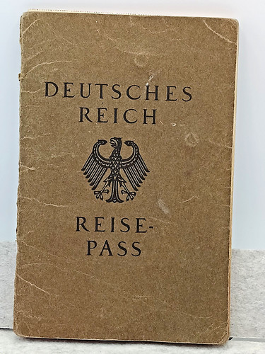 Passport german reich 1936 - passport,