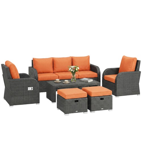 Outsunny rattan garden - rattan,