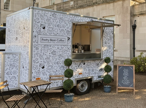 Coffee trailer van truck - van,