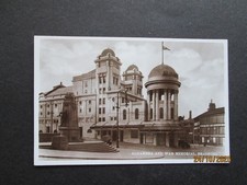 ALHAMBRA & WAR MEMORIAL, BRADFORD, YORKSHIRE -  A VINTAGE REAL PHOTOGRAPHIC CARD