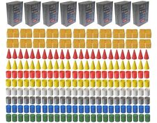 Hay Bales Oil Drums & Road Cones For Scalextric & Other 1:32 Slot Car Scenery