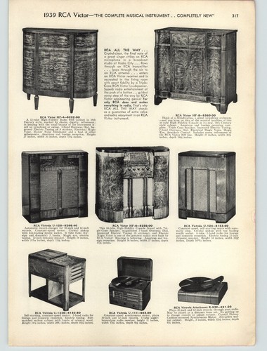 1939 paper rca - paper, victor