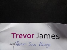 Trevor James. Tenor saxophone