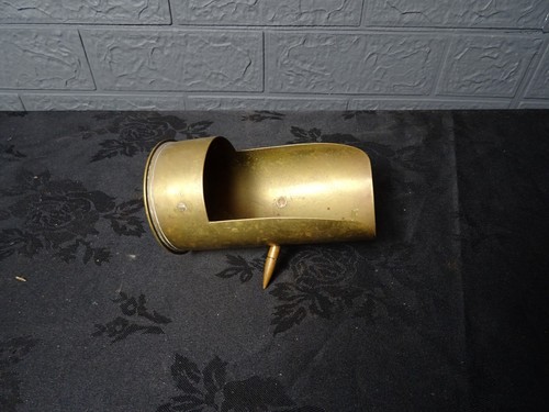 Brass trench scuttle ornament - scuttle,