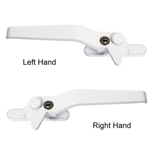 White upvc window - upvc, handle