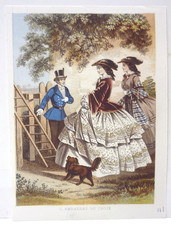 4 little antique Baxter