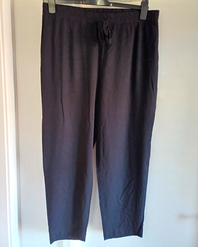 Primark black trousers elastic - primark,