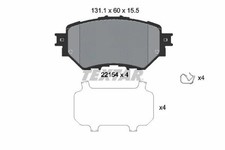 Front brake pad set - brake,