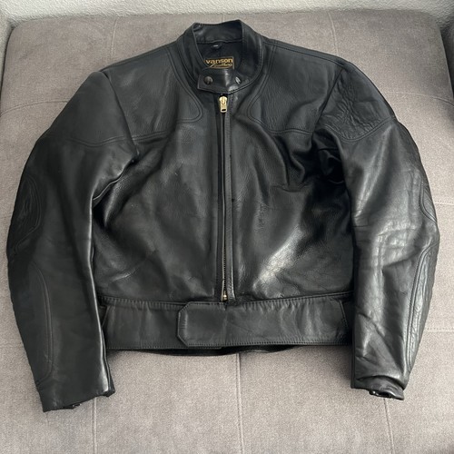 Vintage vanson leathers black - leathers,