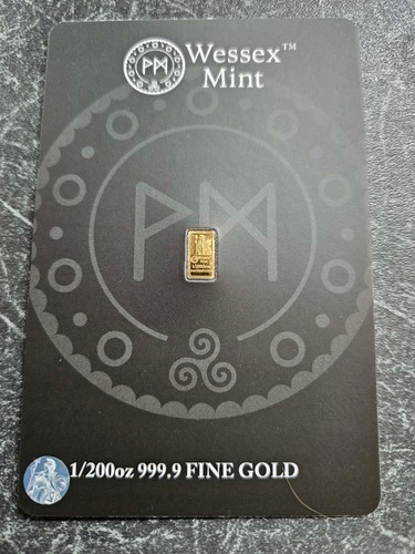 Wessex mint gold bar 200 - bar, oz