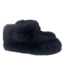 UGG BLACK AMARY FAUX FUR/ WOOL