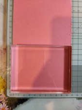 Stamping Block 10 x 8 Cm Clear
