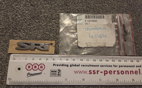 Genuine new vauxhall sri badge - new,
