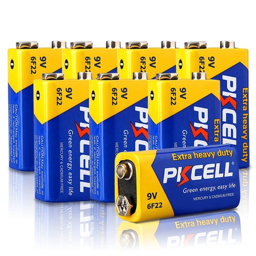Pkcell battery 6f22 pp3 - pkcell, (8