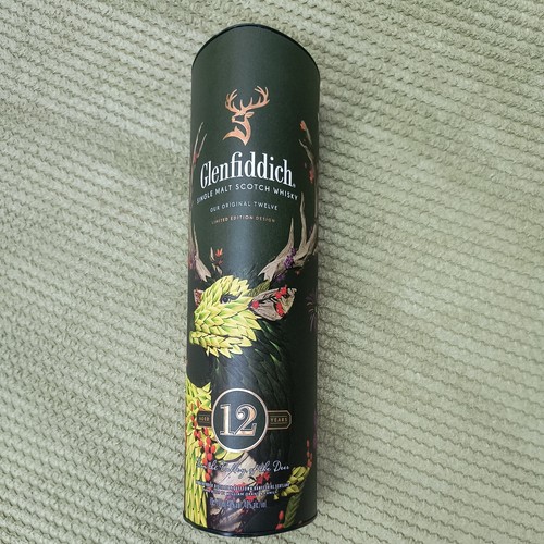 Glenfiddich whisky empty - glenfiddich,