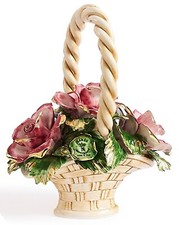 Capodimonte porcelain flowers