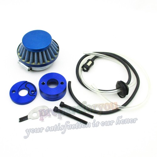 Blue air fuel filter - air,