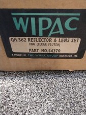 VINTAGE WIPAC QH.562 REFLECTOR AND LENS SET FOG LIGHT, PART No S4370