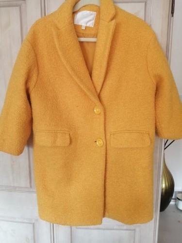 Yellow wool blend - yellow, jacket
